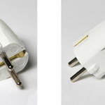 Schuko power plug, angle K-10