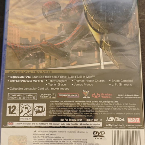 Spiderman 3 Special Edition PS2 παιχνίδι, σφραγισμένο συλλεκτικό