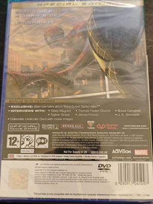 Spiderman 3 Special Edition PS2 παιχνίδι, σφραγισμένο συλλεκτικό