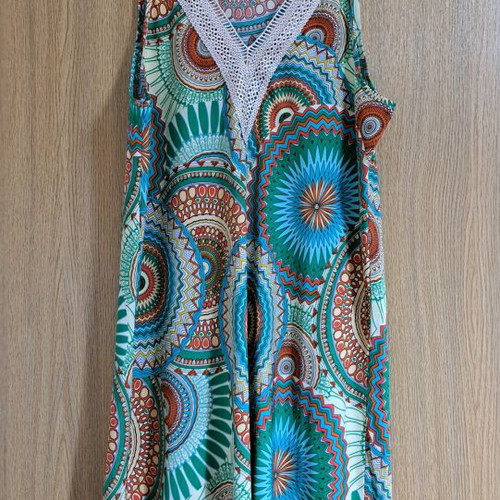 Shein dress size XL airy like new, multicolored