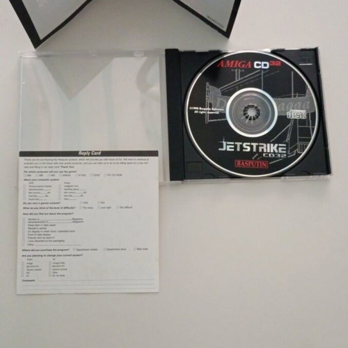 Amiga CD 32 Jetstrike like new with fantastic soundtrack