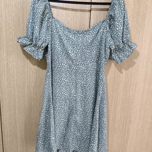 Shein summer dress like new, size L, pistachio green