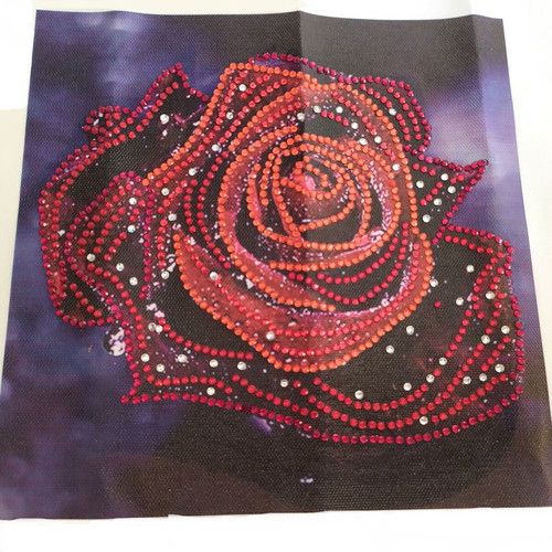 Rose diamond painting canvas new 20x20 without frame