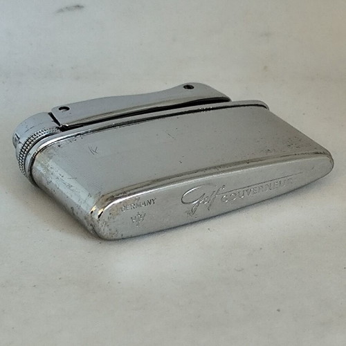 Mylflam Gouverneur lighter vintage 1950s, used metal collectible