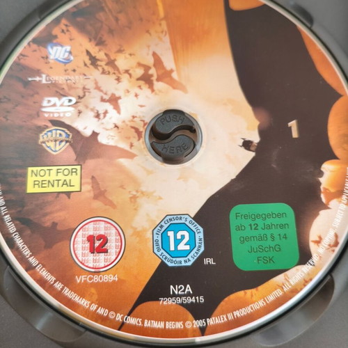 Batman Begins DVD like new, action and sci-fi