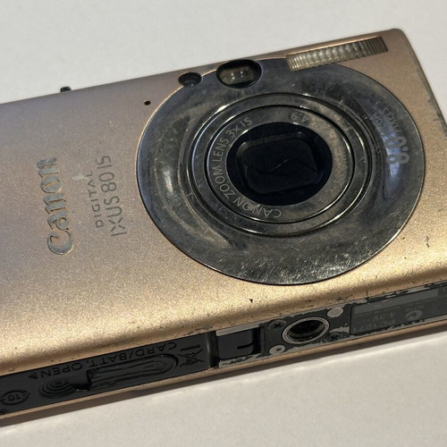 Canon IXUS 80IS compact digital camera for parts