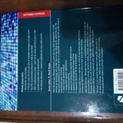 DNA Microarrays medical and biotechnology book like new, English