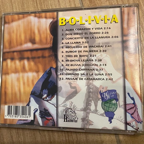 Cd Bolivia new, traditional