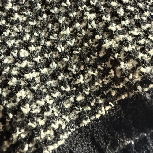 Max Mara open-front knitted cardigan black and white like new, size M