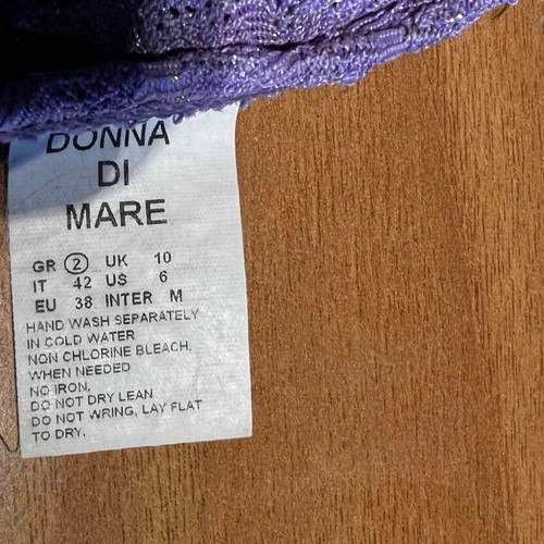 Dona Di Mare bikini used, purple lilac with golden threads, size M