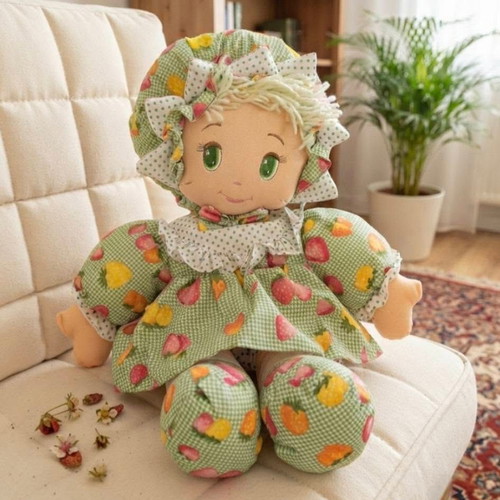 Vintage Sarah Kay Style Fabric Doll Cuddle Wit new