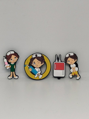 Charms για Crocs καινούργια, σετ 4 τεμαχίων