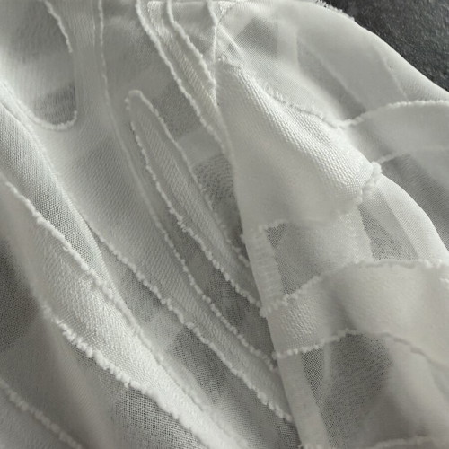 Donna Martha white see through blouse size S like new