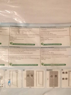 Door Insect Screen (Fixed Door Screen - White)