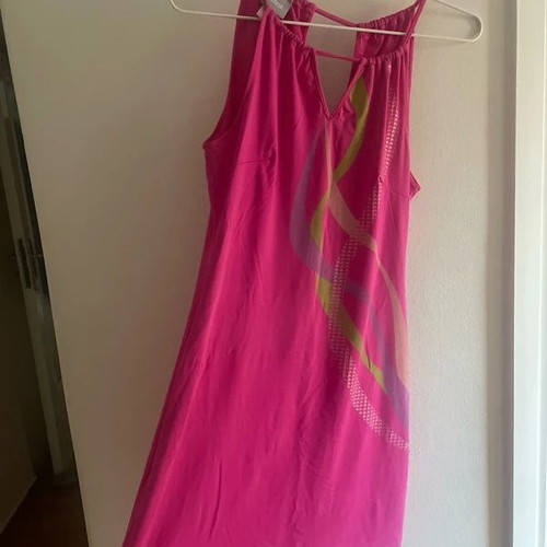 Versace fuchsia dress size M used, lycra fabric