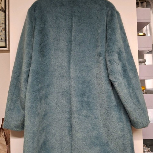 Parabita Blue Mint Coat like new, plus size