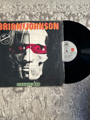 Brian Johnson Strange Man vinyl record used, rock