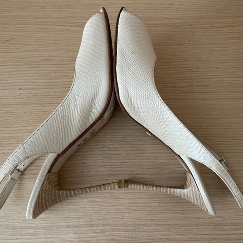 Takis Mallas No 40 leather heels like new