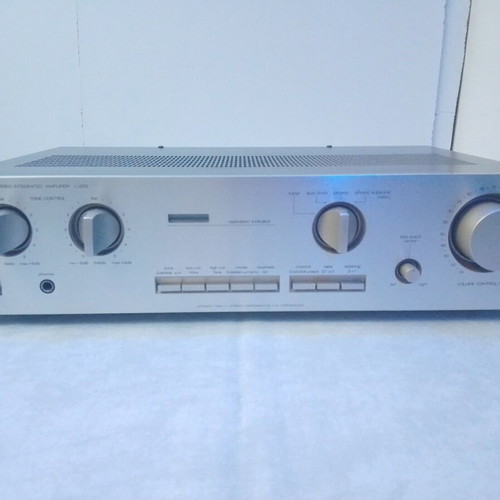 inquire about availability 80s Vintage LUXMAN L200 | Quality HiFi Amplifier | 80s' Made in Japan |