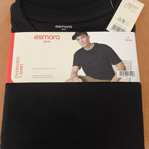 Esmara Men's T-shirt L new, black