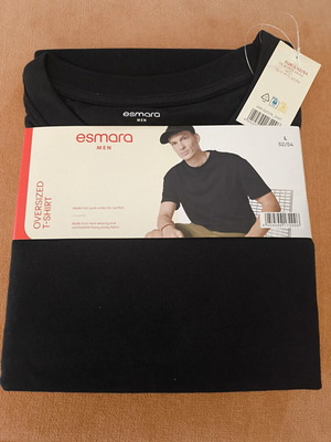 Esmara Men's T-shirt L new, black