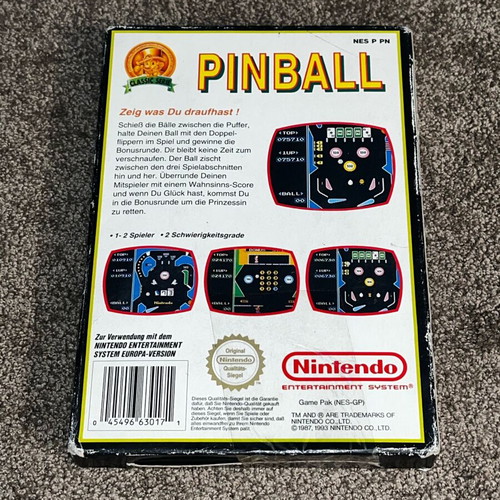 Nintendo NES Pinball game new, sealed from ITOCHU Hellas