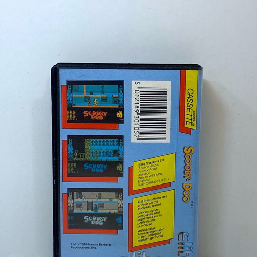 Scooby Doo 1986 Spectrum ZX tape cassette used, boxed with manual