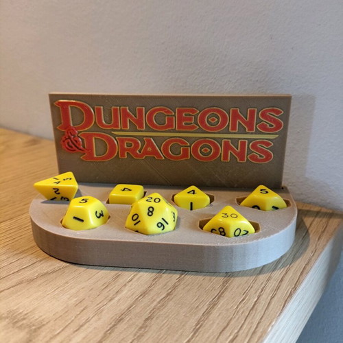 DnD βάση ζαριών καινούργιο προϊόν 3d εκτύπωσης
