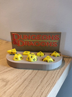 DnD βάση ζαριών καινούργιο προϊόν 3d εκτύπωσης