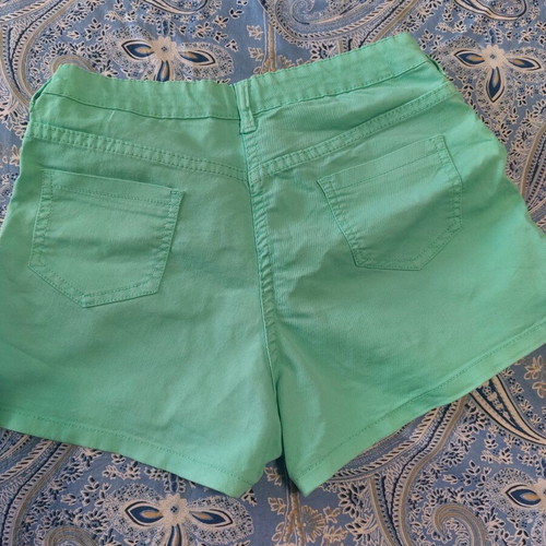 Girls' shorts size 16 Miss Ebita like new, turquoise