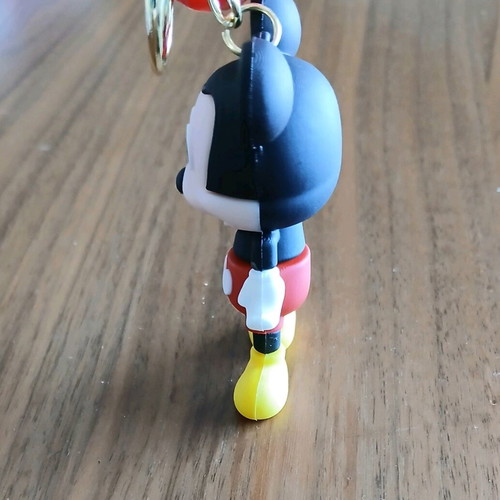 Mickey Mouse keychain figure new, soft plastic