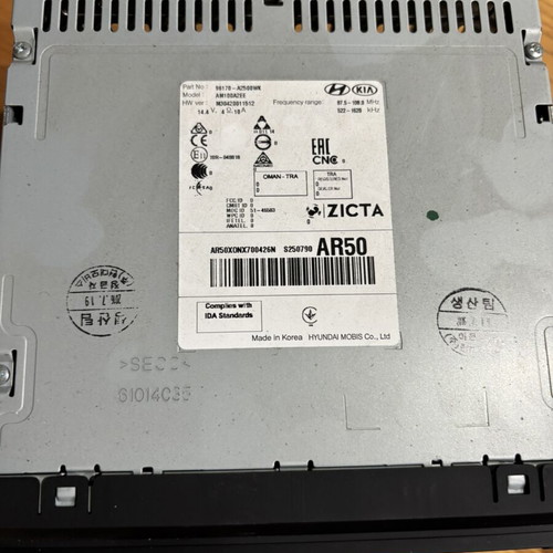 Radio CD Kia Ceed model 2017 like new