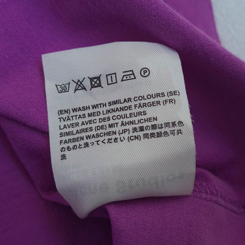 Acne Studios women's designer T-shirt size M, 100% cotton, like new, purple