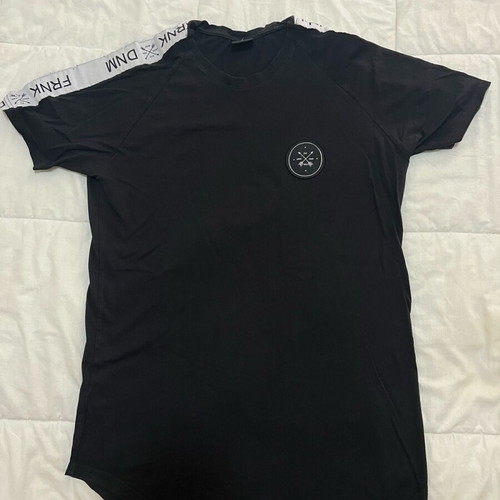 Frankie Denim t shirt like new, size Large, black
