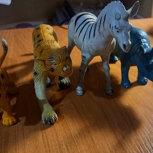 Small animal figures used for a little friend