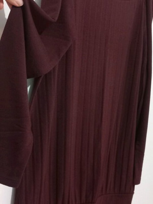 Long blouse L/XL like new, purple-eggplant