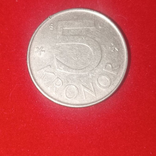 Sweden 5 Kronor Coin used