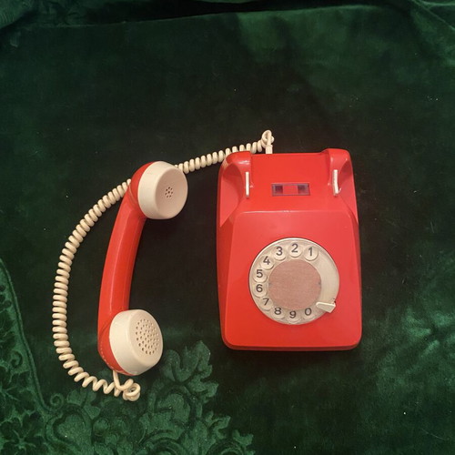 Siemens vintage telephone used, collectible, missing cord, non-working