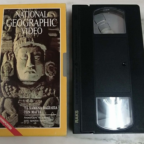 National Geographic Video The Lost Kingdoms of the Maya VHS like new, dubbed