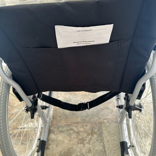 Aluminum Folding Wheelchair new, lightweight up to 125kg