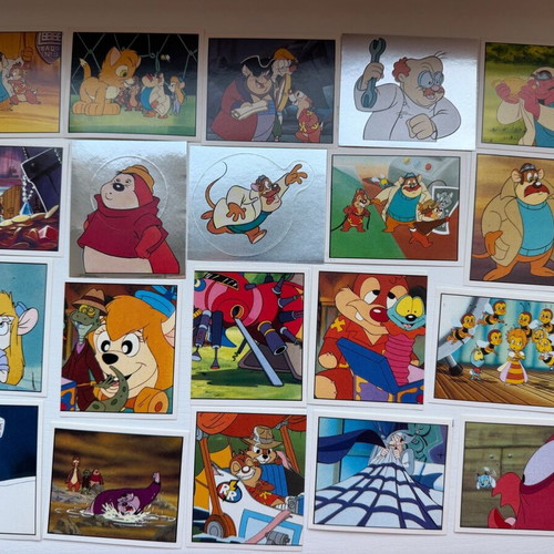 Chip n Dale Disney 1989 stickers new, pack of 83