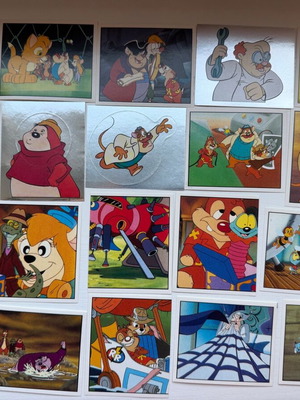 Chip n Dale Disney 1989 stickers new, pack of 83
