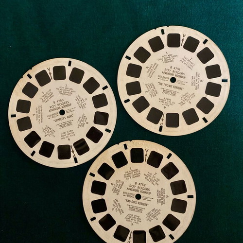 View-Master Roy Rogers 1956 reels like new, set of three
