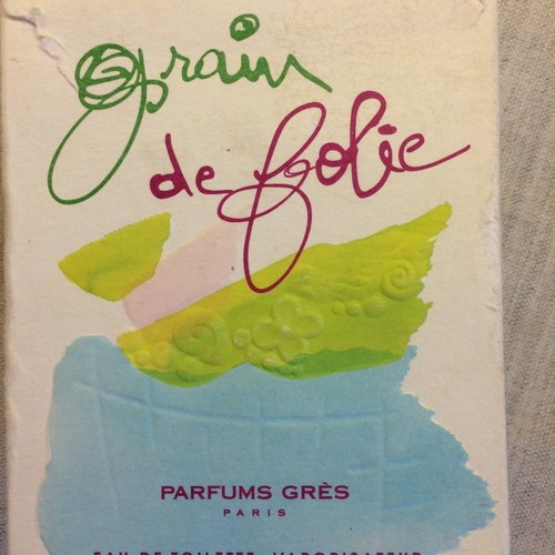 Vintage GRES Grain De Folie perfume 50 ml