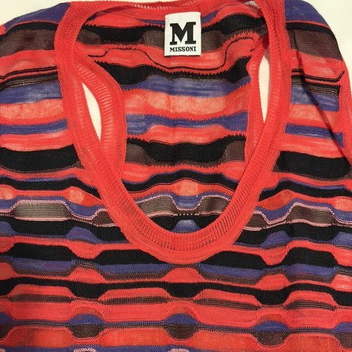 Missoni racerback knit tank top like new, multicolored, size USA 8