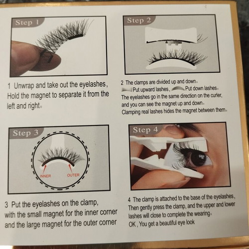 Magnetic Eyelashes W5 new, 1 pair