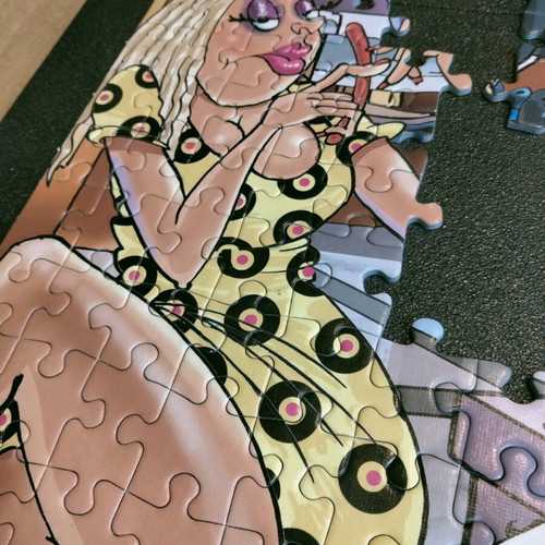 Puzzle 1000 pieces What Happens at the Barbershop? like new