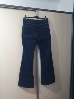 Дънки bootcut H&M No 42 като нови, тъмносини