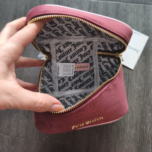 Juicy Couture mini crossbody velvet bordo bag new
