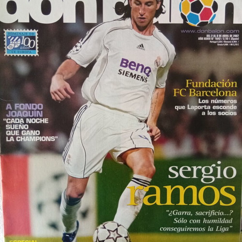 Don Balon magazine like new with Ronaldinho poster and match report